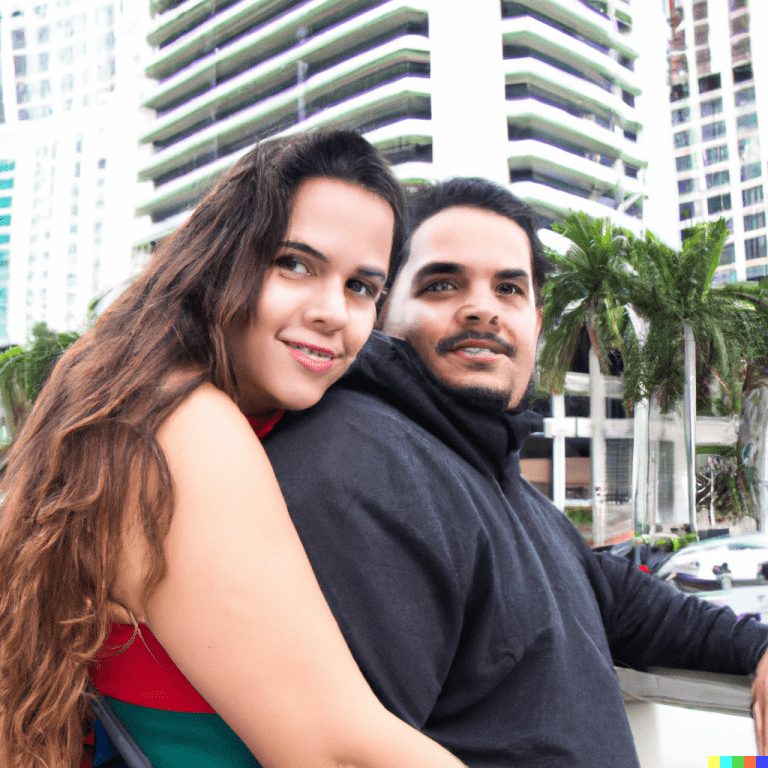 pareja-hispana-en-miami